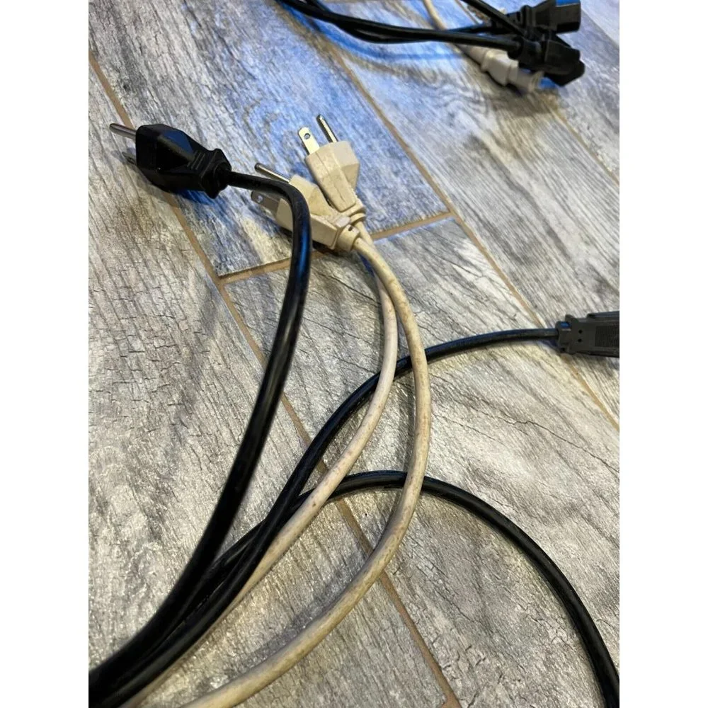 Set of 5 Power Cord computer cables electrical cords for workstation 70